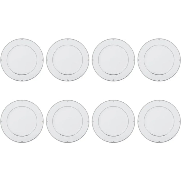 Food Plate 40-Piece Porcelain Dinnerware Set Service for 8 Ceramic Dishes to Eat Tableware Set of Plates Dinner Sets Dish Luxury