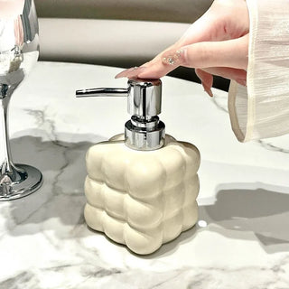 Press Type Lotion Shampoo Shower Gel Bottle Portable Household Bathroom Light Luxury Square Hand Sanitizer Dispenser Bottle New