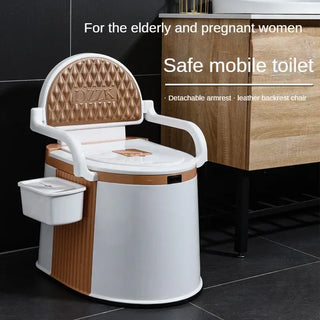 Mobile Toilet Elderly Pregnant Women Sit Toilet Home Portable Elderly Up Bedroom Urine Bucket Bedpan Sit Toilet Chair