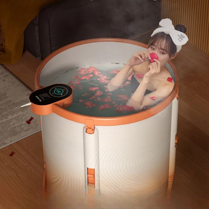 Portable Bucket Heated Bathtub Collapsible Fomentation Machine Foldable Adult Bath Hair Wash Tub Tina Plegable Cubeteras Large