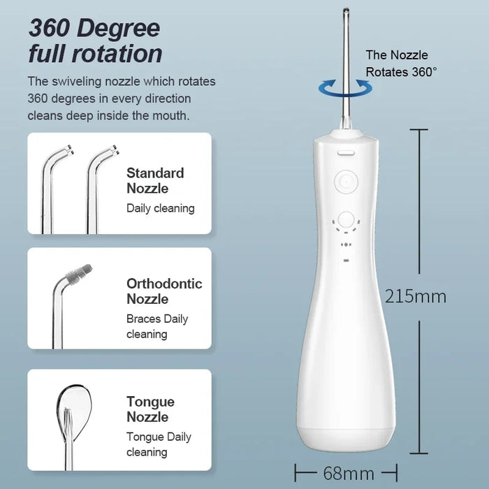 Shenzhen Factory Wholesale Water Flosser 250Ml Oral Water Flosser Electric Tooth Hygiene