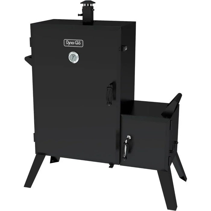 Dyna-Glo DGO1890BDC-D Wide Body Vertical Offset Charcoal Smoker,Black