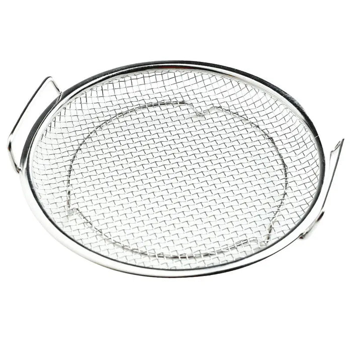 Kitchen Fry Mesh Net BBQ Net Stainless Steel Basin Oil Rack Filter Plate Frying Basket Baking Shaker Tub Strainer Tray