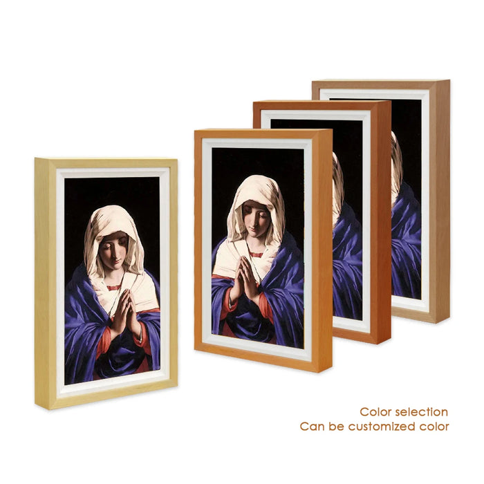 55 Inch Wall Art Canvas Wooden Frame NFT Smart Frame Wall LCD Display Screen Digital Photo Frame