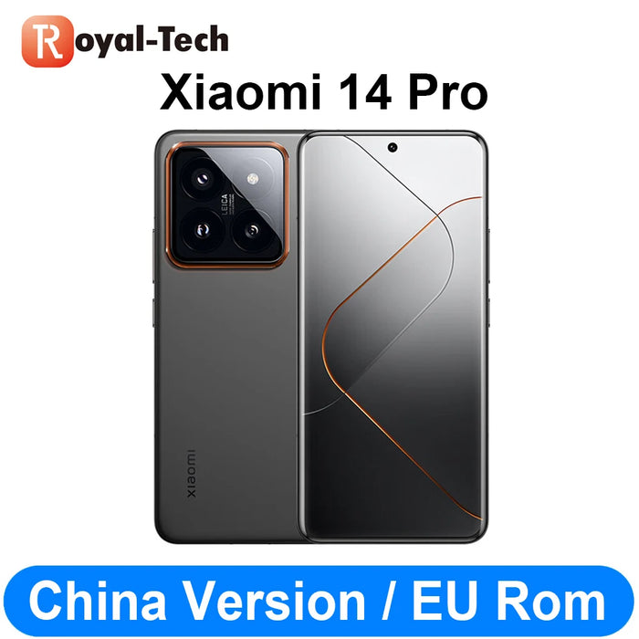 Original Xiaomi 14 Pro 5G Smartphone 6.73″ 2K AMOLED 120Hz Screen 50MP Leica Triple Camera 120W 4880mAh HyperOS