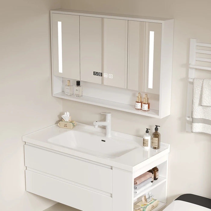 Narrow Bathroom Cabinet Wall Shelf Washbasin Drawer Furniture Luxury Multifunction Home Station Hovedskapet Corner Multipurpose