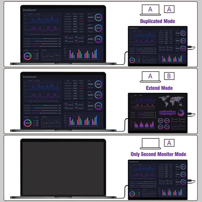 ZEUSLAP 10.5inch 1920*1280P FHD 100% sRGB IPS Screen Display Touch Portable Sub Monitor for Switch,PS5,Raspberry Pi,Laptop