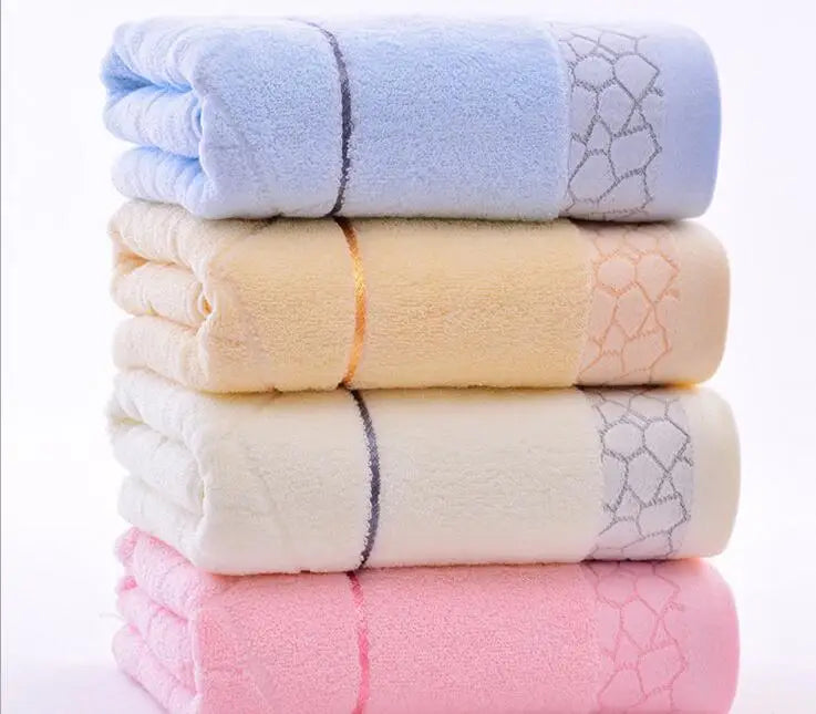 Premium Cotton Towels - Natural Soft Oversized Bath Towels Super Water Absorbent 75x 140cm Cotton Luxury Hotel & SPA Towels