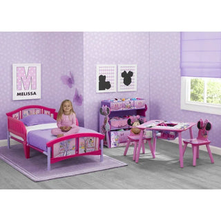 Kids Bed Frame Plastic Toddler Bed, Pink，Best Gift for Kid