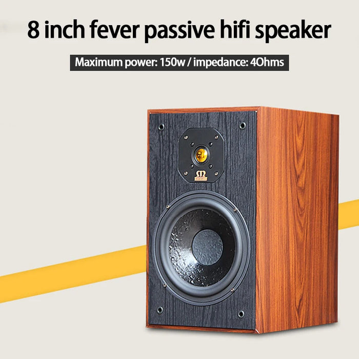 150W 8 Inch Speaker & Horn Hifi Front with Fever LoudSpeaker Home Audio Passive Bookshelf Sound Equipment /amplifiers/speaker