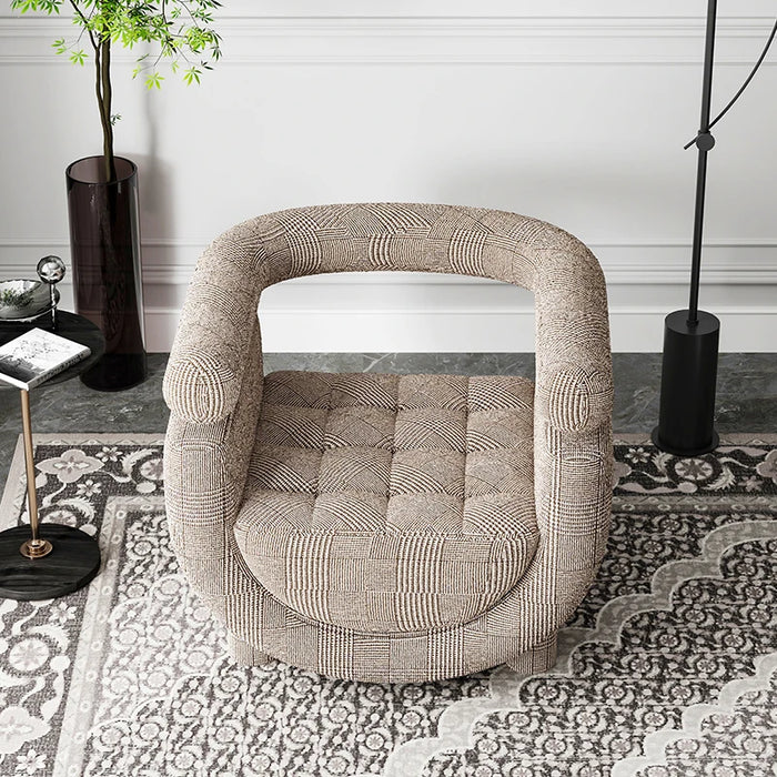 Italian Minimalist Fabric Sofa Retro Living Room Lazy Bone Chair Creative Leisure Chair