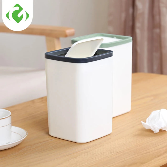 GUANYAO High quality Waste Bin Small Trash can Mini Desktop ashcan litter Trash little Tabletop Trashbox for desk Car trash bin