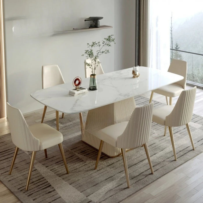 Modern Dining Rooms Table Restaurant Tables Home Service Designer Coffee Sedentary Dinning Marble Reception Bord Bwrdd Room Cafe