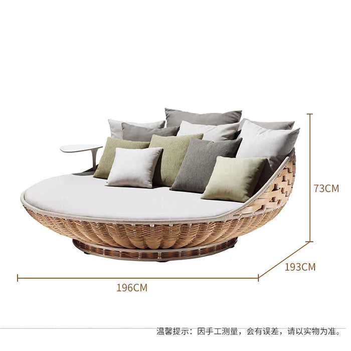 Outdoor lodging bird nest swing rattan circular hammock hammock garden double hammock sofa round bed