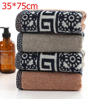 35X75CM Grown men high quality vintage cotton soft towels travel hotel portable beach tanning gym running towels Tourasse