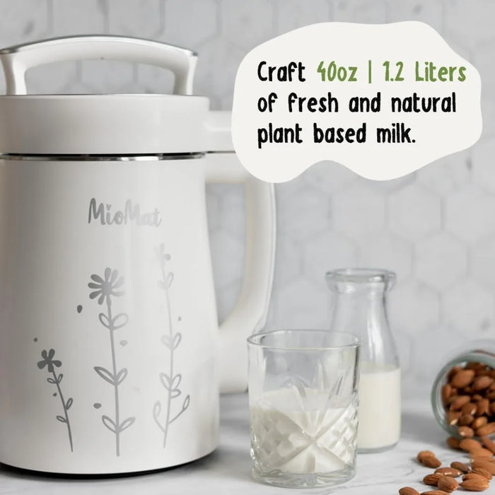 Maker | Make 40oz of Natural Almond , Soy Oat , Coconut Milk, and more ... + Soups,