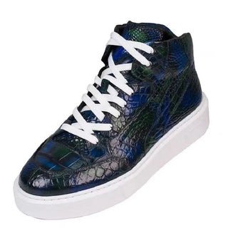 BATMO 2023 new arrival Fashion Crocodlie skin causal shoes men,male Genuine leather Sneaker PDD276