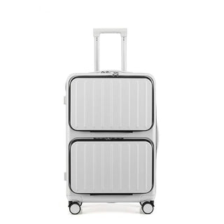 Travel Tale Front Pocket Luggage 20"22"Inch Business Cabin Trolley Boarding Light Suitcase With Wheels