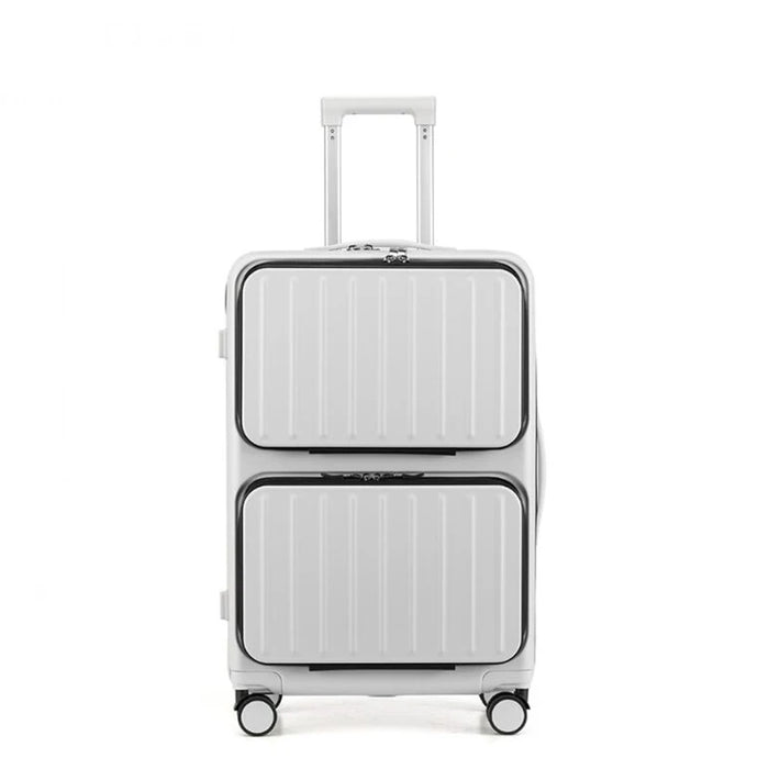 Travel Tale Front Pocket Luggage 20"22"Inch Business Cabin Trolley Boarding Light Suitcase With Wheels