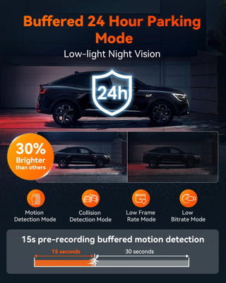Vantrue Dash Cam Front and Rear S1pro 5G WiFi 2.7K Car DVR STARVIS2 Black Box HDR Night Vision 1440P 60FPS Camara Car S1pro