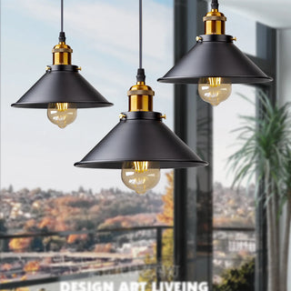 Vintage LED iron Lampshade Retro Chandeliers Russia Pendant Lights for Loft Kitchen Dining Bedroom Home Lighting Hanging Lamp