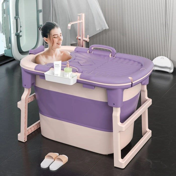 Foldable Bucket Adult Bath Portable Home Spa Cubeteras Plastic Buckets Small Comfortable Foot Banheira De Gelo Bathtub Water