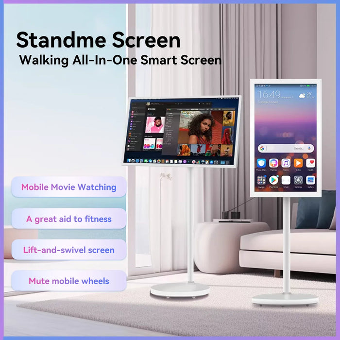 Standbyme Monitor Touch Incell Screen TV With Camera 1080p FHD Pc Gamer 4+128 Storage 8.0MP for For Live,Yoga,Game,Meeting