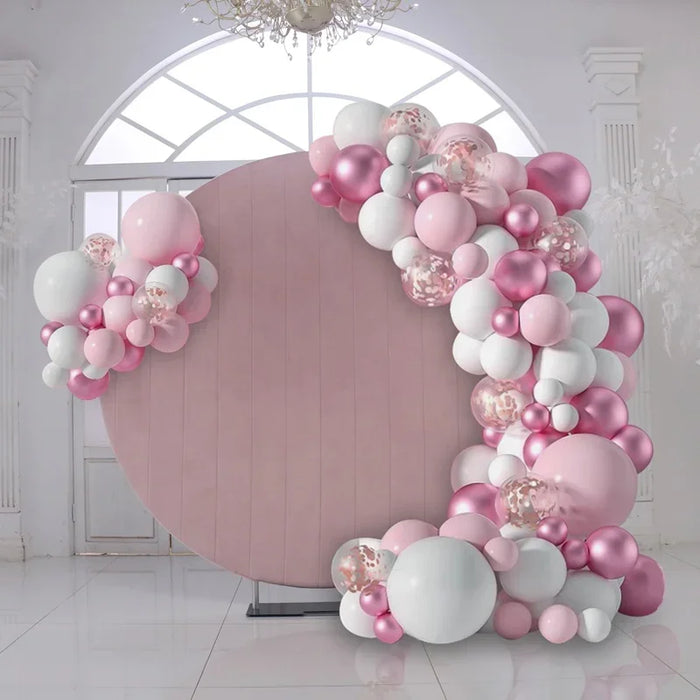 Wedding Backdrop Round Background Balloon Decoration For Party Event Wedding Supplies