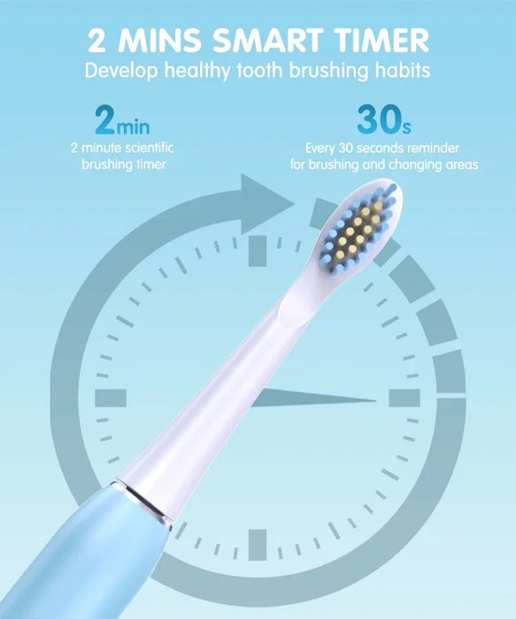 Hot Sale Waterproof Sonic Electric Toothbrush Rechargeable Cartoon Smart Children Toothbrushes For Kids