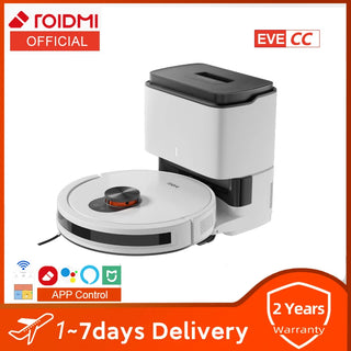 ROIDMI EVE CC Robot Vaccum Cleaner With Smart Dust Collection 4000Pa For Home APP Control Google Assistant Alexa