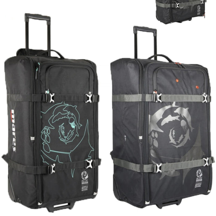 Diving equipment suitcase, pulley trolley suitcase, hand-held, large-capacity trolley suitcase, foldable