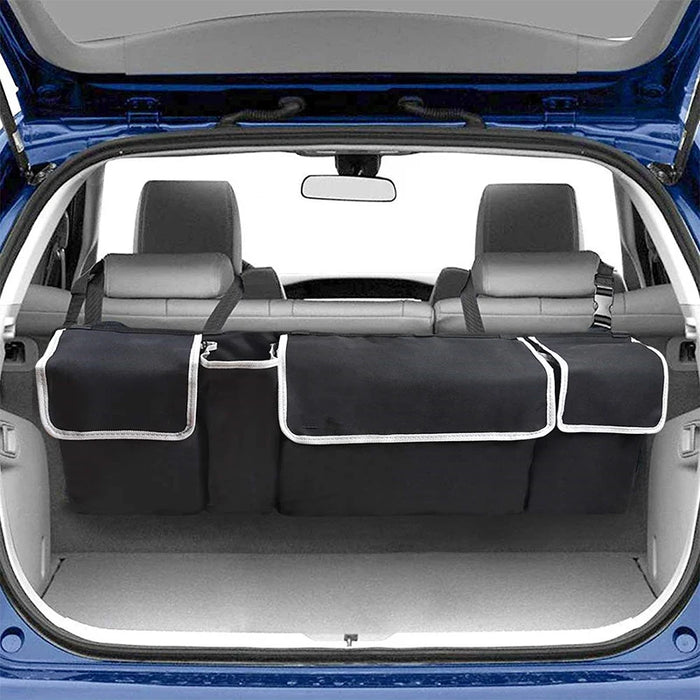 Car Trunk Organizer Adjustable Hanging Backseat Storage Bag High Capacity Multi-use Oxford Automobile Seat Back Organizers