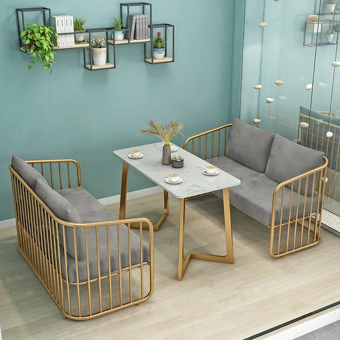 Nordic online celebrity beauty salon shop table chair milk tea shop leisure area iron clothing store card seat sofa