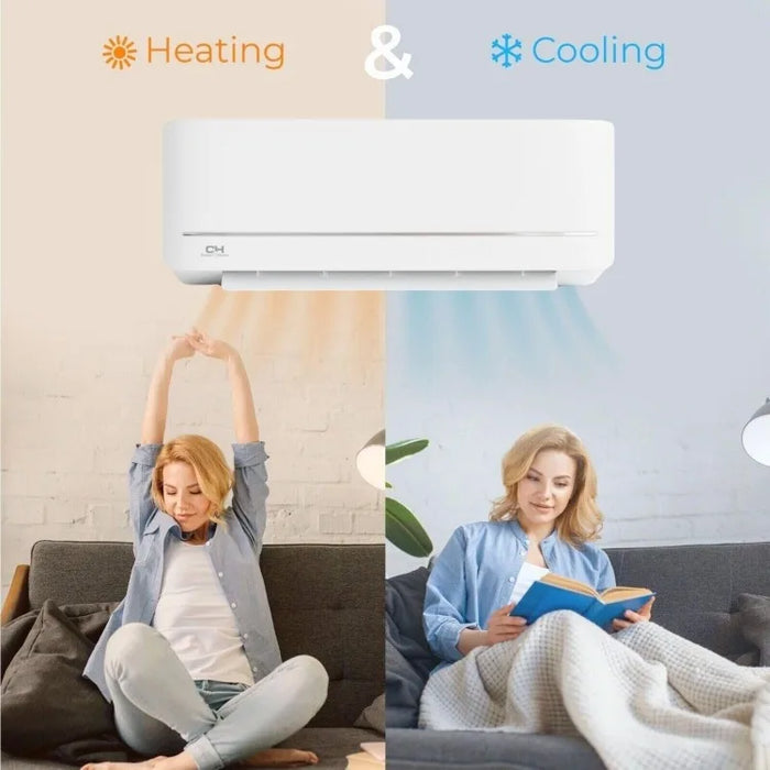 Series, Mini Split Air Conditioner and Heater, 9,000 BTU, 115V, 21.5 SEER2, Wall Mount Ductless Inverter System,