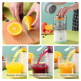 Wireless Slow Juicer Orange Lemon Juicer USB Rechargeable Juicers Fruit Extractor Portable Squeezer Pressure Juicers for Home