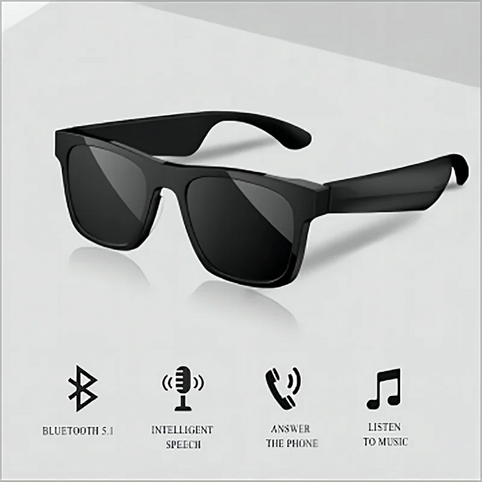 With Bluetooth Eye cool Music Sunglasses Exam Earpiece Headset Intelligent Bone Conduction Smart Glasses