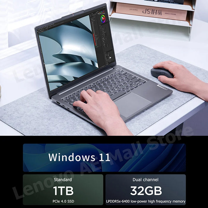 Lenovo Laptop 2023 Xiaoxin Pro 14 AMD R7 7840HS Radeon 780M 32GB RAM 1T/2TB SSD 14-inch 2.8K 120Hz 400nits Notebook Computer PC