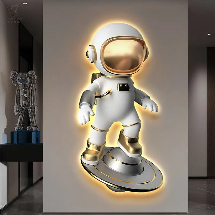 Home decorations light and extravagant doorway space astronaut living room corridor LED lamp painting