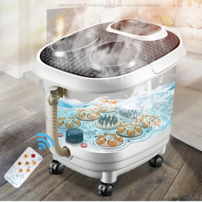 Fumigating Foot Bath Bubble Automatic Electric Heating Constant Temperature Household Foot Bath Foot Massager Foot Bath Tub