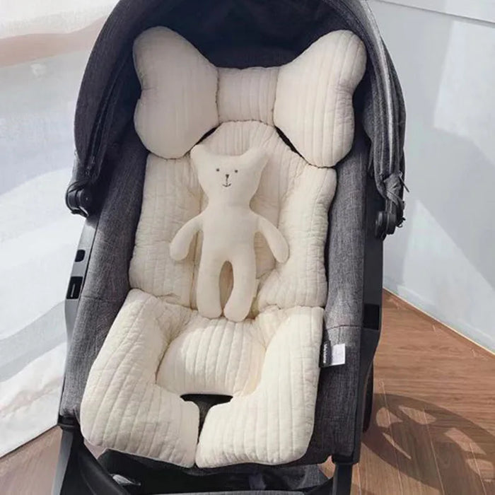 Baby Stroller Liner Baby Car Seat Cushion Cotton Seat Pad Infant Child Cart Mattress Mat Kids Carriage Pram Stroller Accessories