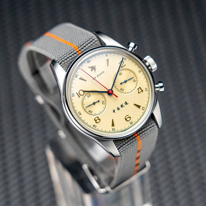 Proxima PX1716 39MM Men Chronograph Mechanical Wristwatches Sapphire Glass Modify ST1902 Movement Military Pilot Clock
