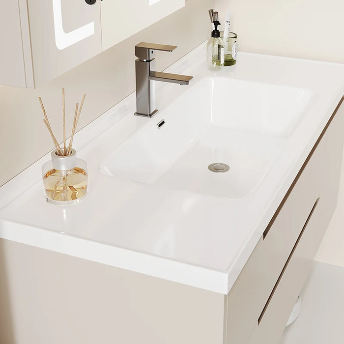 Washbasin Cabinet Bathroom Storage Vanity Mirror Furniture Sink Wooden Wall Pharmacy Multifunction Mirrors Gabinete Home