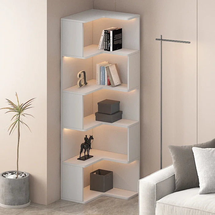 Luxury corner cabinet, living room corner cabinet, storage rack, bedroom bookshelf, wine cabinet, storage cabinet