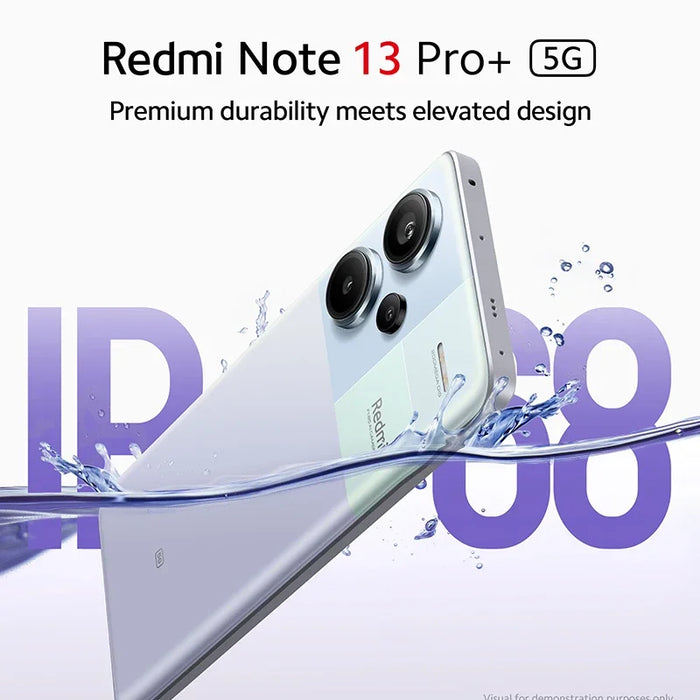 Global Version Xiaomi Redmi Note 13 Pro Plus 5G 200MP OIS Camera 120Hz 1.5K Curved Display MediaTek Dimensity 7200-Ultra IP68