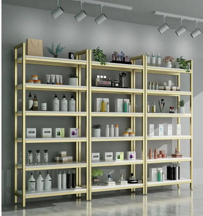 Skin care and cosmetics display cabinet product sample display shelf