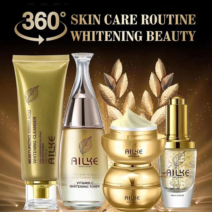 AILKE Whitening 24k Collagen Face Cream, Revitalizing, Remove Dark Spots, Sun Spots, Wrinkles, Beauty Women Facial Skin Care