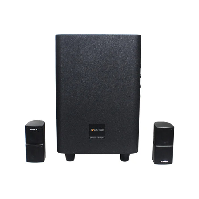 SANSUI Q3 2.1 home theater system with karaoke, wireless home theater system with APP/USB/bluetooth