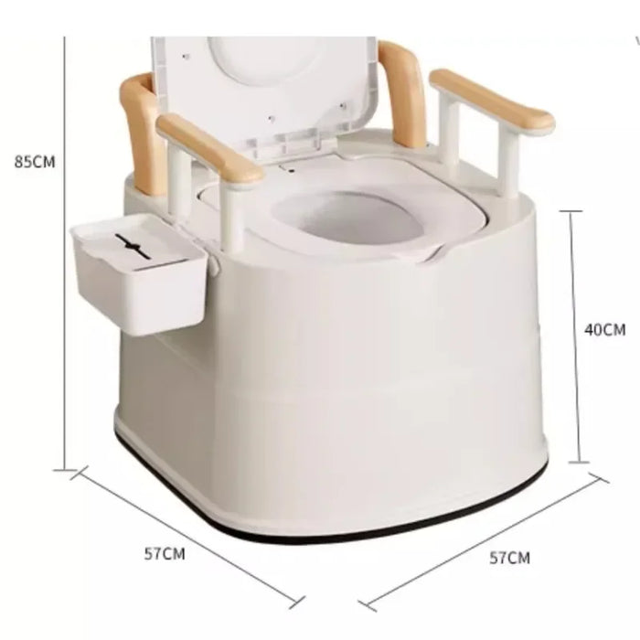 Mobile Toilet For The Elderly Pregnant Women Sit Toilet Home Portable Elderly Indoor Urine Bucket Non-slip Bathroom Fixture