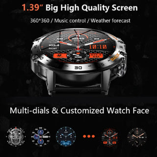 for Huawei Honor80 Pro  VIVO Y75 5G Global/T1 5G India/Y55 5G OPPO Bluetooth Smart Watch Phone Smartwatch Heart Rate Men Sports