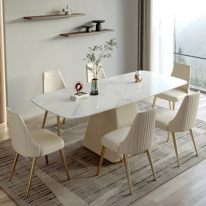 Modern Dining Rooms Table Restaurant Tables Home Service Designer Coffee Sedentary Dinning Marble Reception Bord Bwrdd Room Cafe